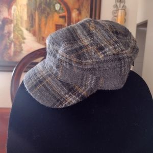 Grey Plaid Children hat